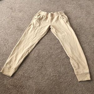 ALO yoga super soft jogger tan M